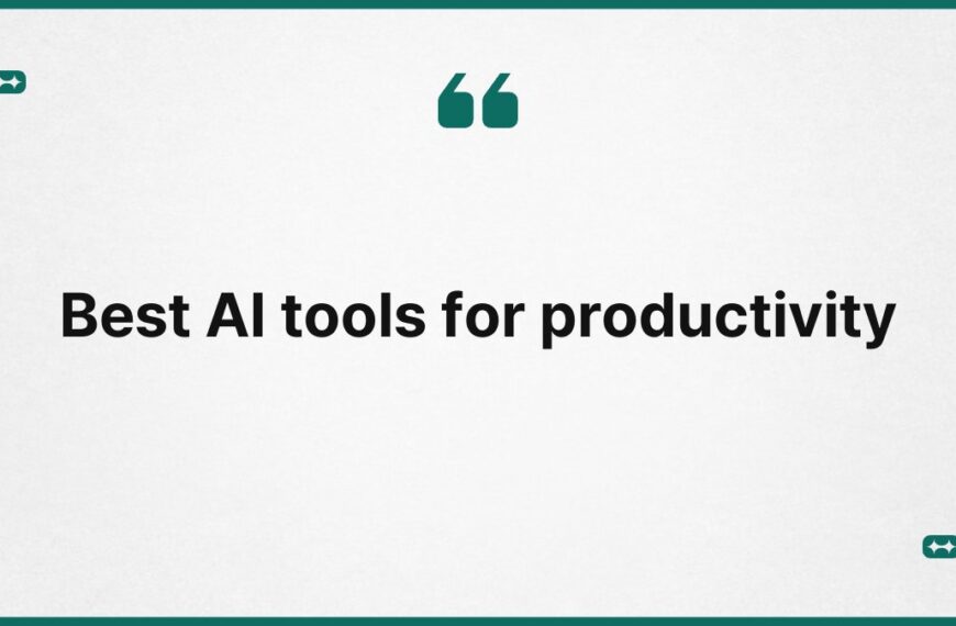 Best AI tools for productivity 4