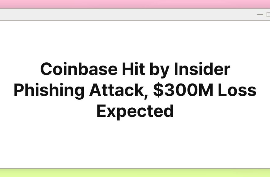 2025 Coinbase Hit by Insider Phishing Attack, $300M Loss Expected
