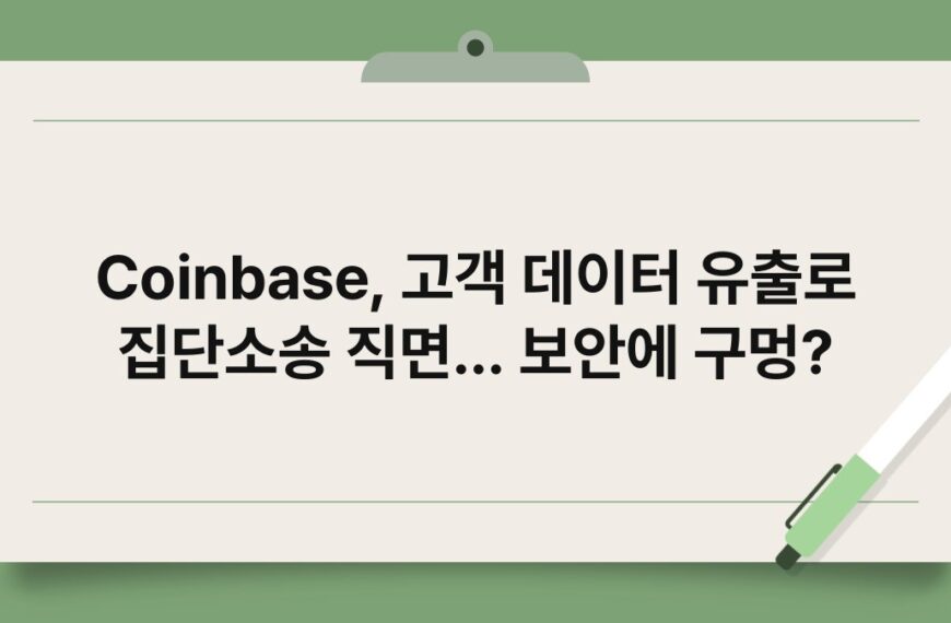 Coinbase, 고객 데이터 유출로 집단소송 직면… 보안에 구멍? 6