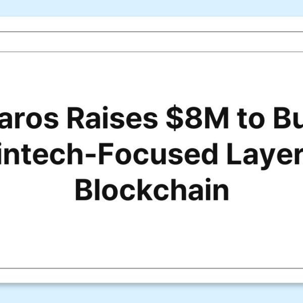 Pharos Raises $8M to Build Fintech-Focused Layer 1 Blockchain