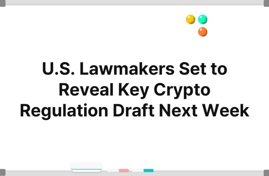 U.S. Lawmakers Set to Reveal Key Crypto Regulation Draft Next Week 6