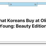 What Koreans Buy at Olive Young: Beauty Edition