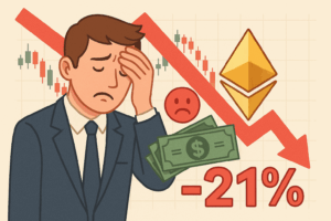 대부분 이더리움 ETF 투자자, 약 21% 손실 기록 7