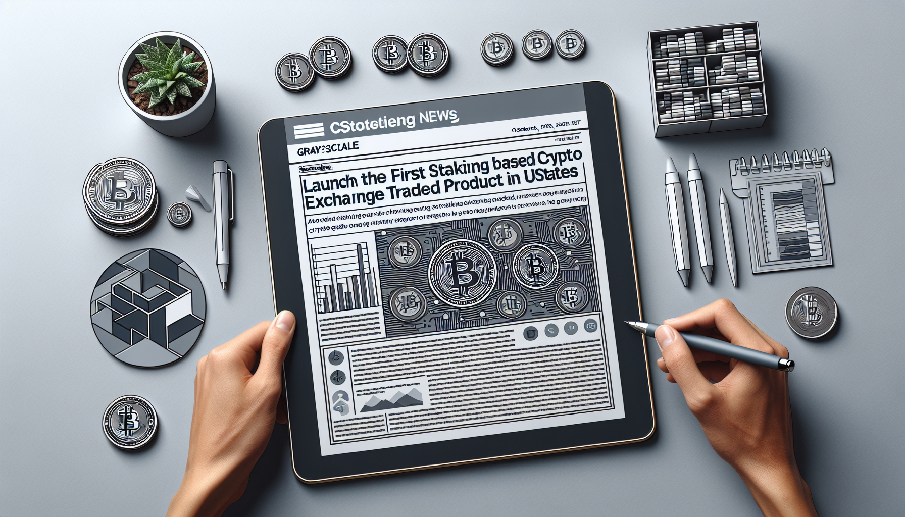 그레이스케일, 미국 최초 스테이킹 가능한 암호화폐 ETP 출시 1