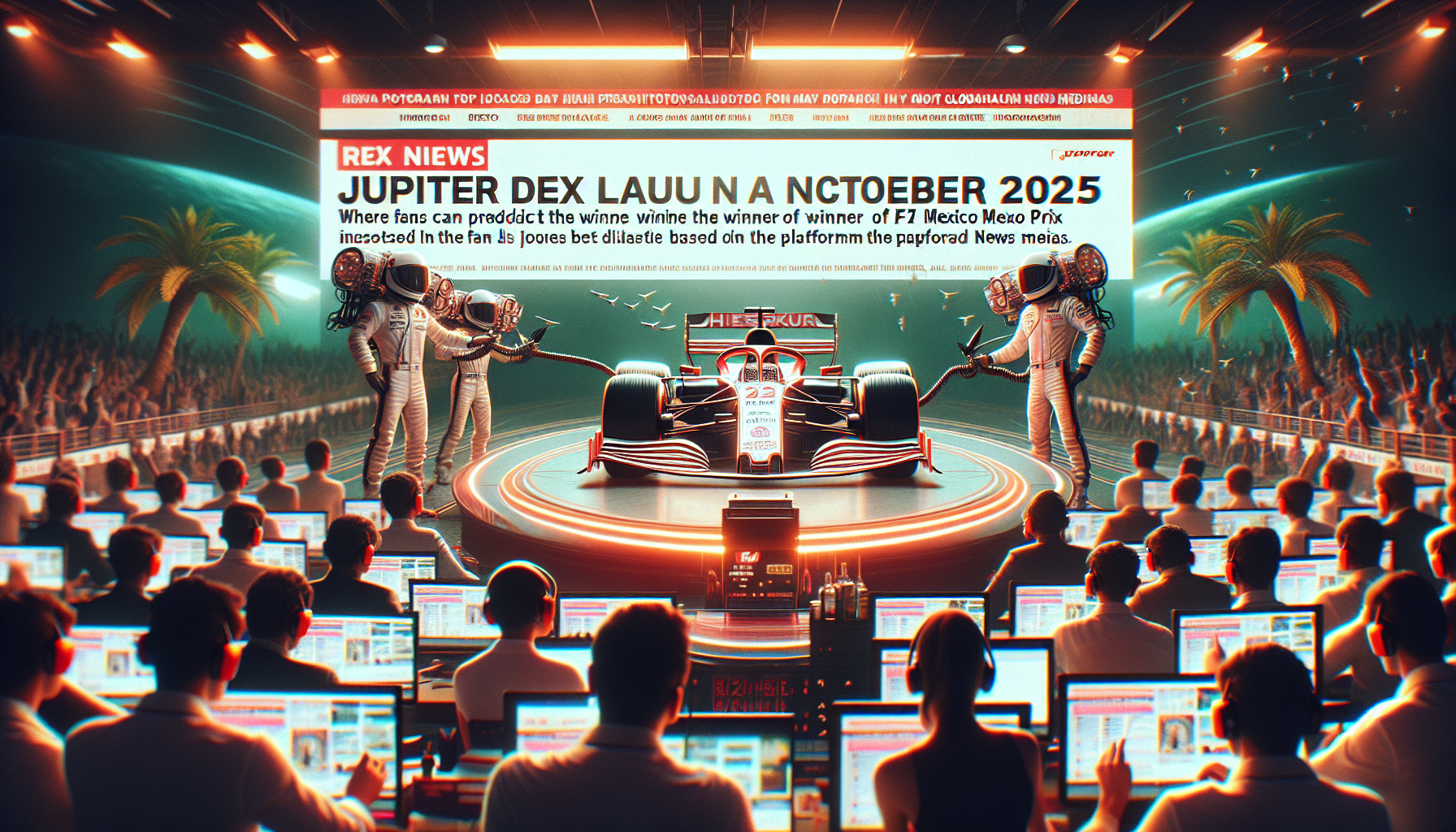 주피터 DEX, F1 멕시코 그랑프리 우승자 예측 시장 출시 1
